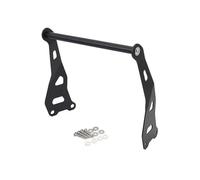 Support GPS Téléphone Moto pour Royal Enfield Himalayan 2016-2020 Smartphone avec Plaque D'extension Et Fixation sur Barre Transversale GPS Navigation Titulaire(Noir 2,12MM)