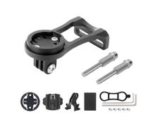 Support GPS Vélo Support Compteur Vélo Compatible Garmin Edge 20 25 500 510 520 530 800 810 820 1000 1030, Supports pour Potence Avant avec Fixation Caméra Sport, Lampe et Kit d'Accessoires Complet