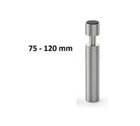 Support GPU en aluminium vertical 75-120mm argent - stabilité et style pour votre carte graphique