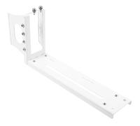 Support Gpu Vertical à Angle Droit pour Grosse Tour, Acier Galvanisé Blanc | Prise en Charge des Cartes Graphiques, Structure Pratique et Rationnelle, pour Châssis Ordinateur 5 Slots Pcie