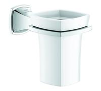 Support Grandera de Grohe, avec rince-bouche en céramique, 40909000, Couleur: chrome