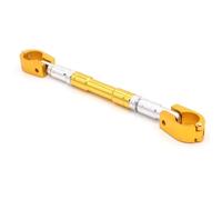 Support Guidon Alliage D'aluminium 22.2 Mm 7/8 Po Barre Transversale Réglable Renforcement Du Pinces D'équilibrage Poignées Transversales Tube De Guidon(Gold)