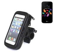 Support guidon - LG ELECTRONICS - K3 - Étanche - Pour vélo, moto, quad, scooter - Plastique noir