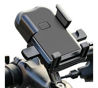 Support Guidon pour moto ABS Silicione 4.7-7.1" Stable Support | Opération une main, montage pour rapide, silicone absorbant les chocs, compatible 4.7-7.1 pouces, idéal cyclisme urbain