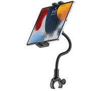 Support Guidon Tablette Col de Cygne pour Home Trainer Tapis de Course | Fixation Vélo Interieur pour iPad Pro Air Mini, Lenovo, iPhone 4-12.9" Téléphone & Tablet