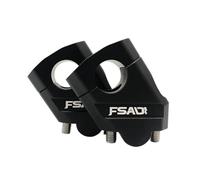 Support Guidon Universel Moto Pince Fixation Universelle Guidon 28 Mm 1 1/8" 22 Mm 7/8"(28mm Black)