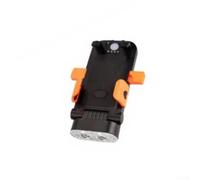 Support Guidon Vélo avec pour chargeur USB Intégré 267g Support | Plastique pour robuste résistant aux intempéries; idéal ville et montagne; durable(Orange)