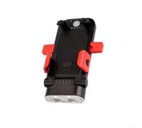 Support Guidon Vélo avec pour chargeur USB Intégré 267g Support | Plastique pour robuste résistant aux intempéries; idéal ville et montagne; durable(Red)
