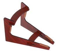 Support Guitare en Bois Marron, Guitar Stand Pliable pour basse | Format 25x17,3x16cm, Installation Rapide, Stabilité Anti-Basculement, Contact sans Rayure, Maison ou Magasin