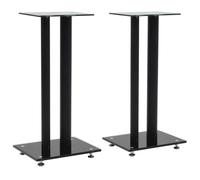Support haut-parleur 2pc Verre trempé Design 2 colonnes Noir , Appareils électroniques , Audio , Accessoires audio , Accessoires pour enceintes , Supports & pieds d'enceintes, Noir, (Poids 7.91KG)