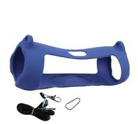 Support haut-parleur portable - Étui de voyage pour haut-parleur - Housse légère en silicone - Sac de transport - Poches de rangement - Protection de la peau - Couleur unie pour la plupart des