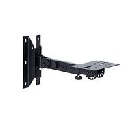 Support Haut Parleurs Audio Stand Haut-Parleur Support Mural Support Matériel Matériel de Support Rétractable Table à Haut-Parleur Roulement de Charge 45kg Noir Supports muraux pour Haut-parleurs