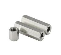 Support hexagonal en acier inoxydable 304, 1 à 20 pièces, m2.5 M3 M4 M5 M6 M8 M10 M12, couplage à longue tige, écrou hexagonal(Length 15mm,M8 2PCS)