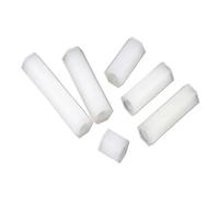 Support Hexagonal en nylon M2 M2.5 M3 M4 M5 M6 * L, filetage interne blanc noir, vis d'espacement en plastique PCB(White colour,8MM_M3 50PCS)