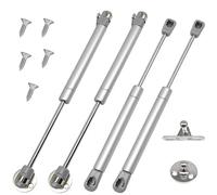 Support hydraulique pneumatique, 4 pièces support de maintien couvercle automatique à ressort gaz, charnières sécurité for coffre jouets, supports tatami tige hydraulique vérin, fermeture douce(120N)