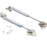 Support hydraulique pneumatique, Ressort de jambe force à gaz for porte couvercle d'armoire lit camping-car, boîte outils robuste, piège, 100N/22,5 lb, hydraulique, rabattable