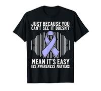 Support IBS Awareness Irritable Bowel Syndrome Warrior Gifts T-Shirt