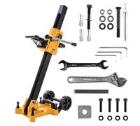 WABROTECH® WT45S Support de Forage Inclinable à 45° pour Carotteuse avec Pince de Montage Ø 60 mm - Support pour Carotteuse avec Rouleaux - Support pour Carottage à Sec et à Eau - Aide au Forage