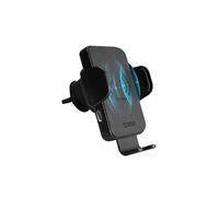 SBS Mobile – Support induction voiture Automatic – 15 W Qi, clip pour bouche d'aération, Noir