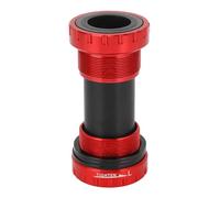 Support inférieur fileté S de 110 mm, remplacement du support inférieur de cycle en aluminium, pour les vélos de montagne et de route, compatible avec 68 x 110 m, ht (Red)