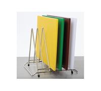 Support Inox pour 6 Planches à Découper de 30 mm Hygiplas