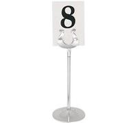 Support inox pour numéro de table - Olympia - 100 mm - - Inox G