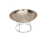 Support inox pour plateau de fruits de mer Olympia Gris
