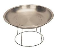 Support inox pour plateau de fruits de mer Olympia Gris