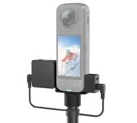 Support invisible pour micro Insta360 pour X5 en alliage d'aluminium Design compact Prend en charge l'enregistrement audio sans fil Go pour Vlogging