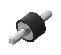 Support isolateur de vibrations en caoutchouc haute performance compatible avec M3 M5 M6 pour une stabilité dynamique (M5 x 12 mm (15 mm x 10 mm)