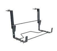 Support Jardinière Ergonomique Anthracite - 35x16 À 26 Cm - Acier Époxy