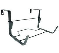 Support Jardinière Fixations Réglables Anthracite - 35x18 Cm - Acier Époxy