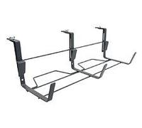 Support Jardinière Fixations Réglables Anthracite - 60x18 Cm - Acier Époxy