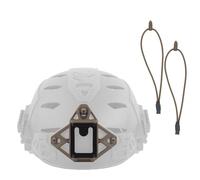 Support JVN pour Casque Tactique, avec Capot Élastique Modulaire et Base de Support pour Caméra de Sport pour Casque Wendy 3.0(Brown)