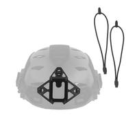 Support JVN pour Casque Tactique, avec Capot Élastique Modulaire et Base de Support pour Caméra de Sport pour Casque Wendy 3.0(Black)