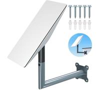 Support , kit de montage pour kit Internet satellite, support mural long sur poteau de toit pour , compatible avec parabole rectang