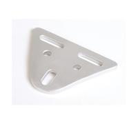 Support lampe Highsider SMART, aluminium argent, avant pour phare additionnel