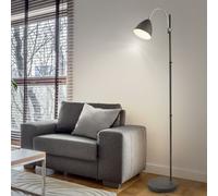 Support Lampe Réglable en Hauteur Support de Lampe Spot Anthracite Spot Pivotant