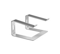 Support Laptop Aluminium Gembird NBS-D1-01 Argent, angle optimisé, ventilation, pour 15.6" (39.6cm), charge 5kg, 225x260x142mm, 880g