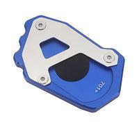 Support latéral Accessoires De Moto À Suspension Basse Béquille Pied Béquille Latérale Plaque De Support De Coussinet D'extension Pour R 1200 1250GS ADV LC(Bleu)
