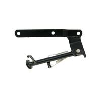 Support latéral compatible avec Honda Wallaroo, compatible avec Peugeot Fox | Béquille noire de rechange, pièce pour cyclomoteurs de 50 deux temps refroidis par air; convient à Buffalo MY50, depuis 1996.
