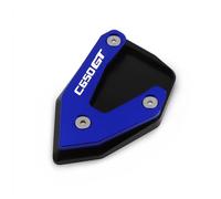 Support Latéral Coussinet Béquille Latérale pour Moto pour BMW C600 Sport C650GT 2012-2023, Extension De 3 Couleurs, Plaque Support(BLEU1)