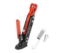 Support Latéral De Béquille De Moto, Ensemble De Supports Réglables, Pied Latéral en Alliage D'aluminium CNC, Ton Argent Noir Support béquille