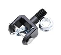 support latéral de Pédales Motocross CNC Foot Pegs Fixing Bracket Rests Pedal Mount Support Bracket Fit For Surron Light Bee X S Fit For Segway X160 X260 repose-pieds pliables(Black Pedal Bracket)