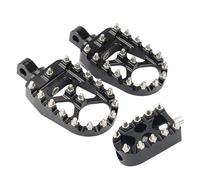 support latéral de Pédales Motorcycle Foot Pegs Wide Fat Footrests Pedals With/Shifter Pegs Fit For Harley Sportster XL 883 1200 Dyna Street Bob Bobber(Ivory)