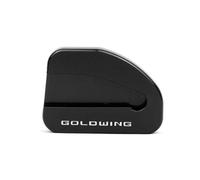 Support latéral du Pied Béquille Latérale CNC pour Moto pour GL1800 Goldwing 1800 F6B 2002-2017, Extension De, Plaque Support, Agrandissement Base(Noir)