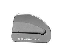 Support latéral du Pied Béquille Latérale CNC pour Moto pour GL1800 Goldwing 1800 F6B 2002-2017, Extension De, Plaque Support, Agrandissement Base(Titane)