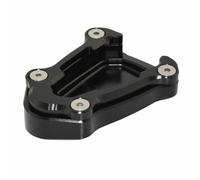 Support latéral du Pied Support Latéral De Moto pour Rebel 1100 CMX1100 DCT 2021 2022, Extension Béquille Latérale, Plaque D'agrandissement Base(Noir)