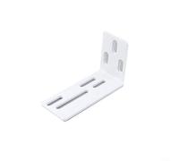 Support latéral en métal pour rail de rideau électrique compatible avec les rideaux à simple couche et double couche, support en acier inoxydable conçu pour durer (simple)
