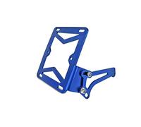 SUPPORT LATERAL PLAQUE IMMATRICULATION ADAPT. YAMAHA BOOSTER/NITRO BLEU ANODISE